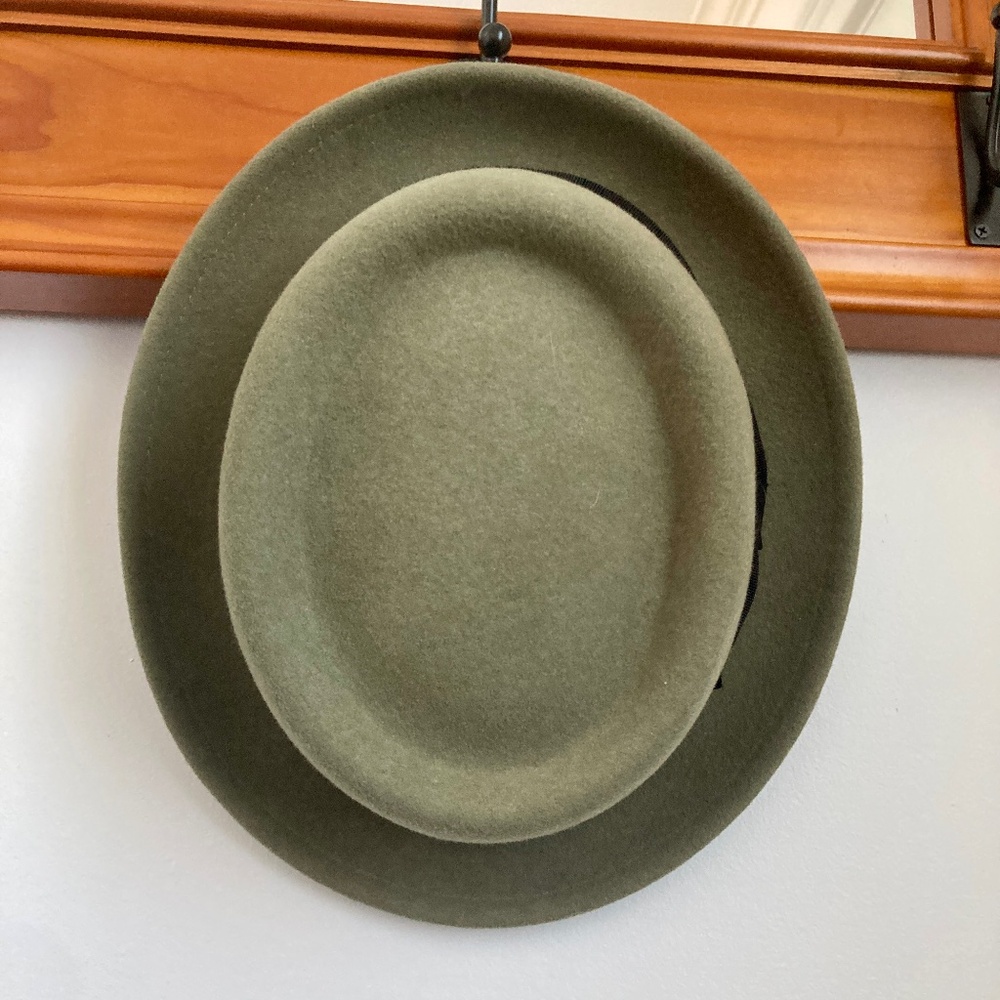 Porkpie Hat felt Green